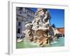 The Four Rivers Fountain in Piazza Navona, Rome, Lazio, Italy, Europe-Adina Tovy-Framed Photographic Print