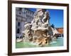 The Four Rivers Fountain in Piazza Navona, Rome, Lazio, Italy, Europe-Adina Tovy-Framed Photographic Print