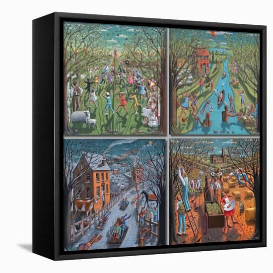 The Four Seasons, 2019-PJ Crook-Framed Stretched Canvas