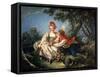 The Four Seasons: Autumn-Francois Boucher-Framed Stretched Canvas