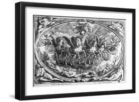 The Four Seasons, Engraved by Philip Galle, C.1580-Jan van der Straet-Framed Giclee Print