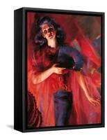 The Four Seasons in Red Autumn-Giacomo Balla-Framed Stretched Canvas