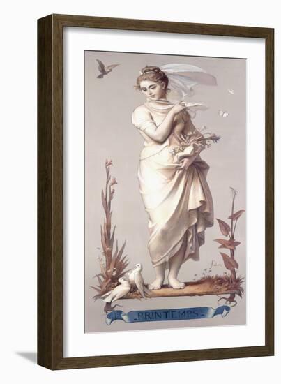 The Four Seasons - Printemps, 1873-74-Joseph Felon-Framed Giclee Print