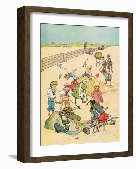 The Four Seasons - Summer-John Hassall-Framed Art Print