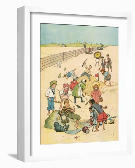 The Four Seasons - Summer-John Hassall-Framed Art Print