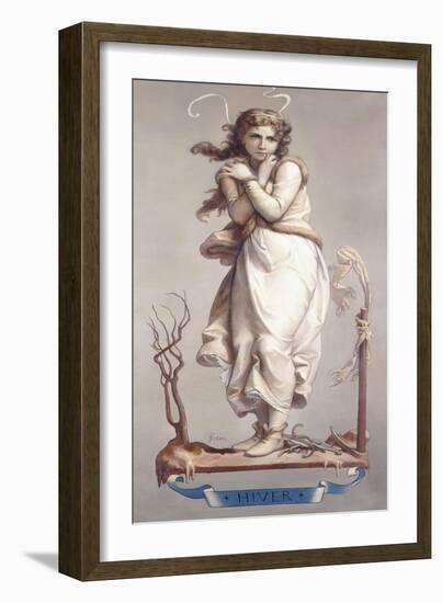 The Four Seasons - Winter, 1873-74-Joseph Felon-Framed Giclee Print