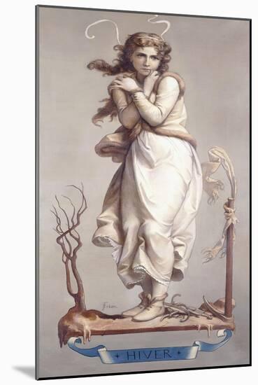 The Four Seasons - Winter, 1873-74-Joseph Felon-Mounted Giclee Print