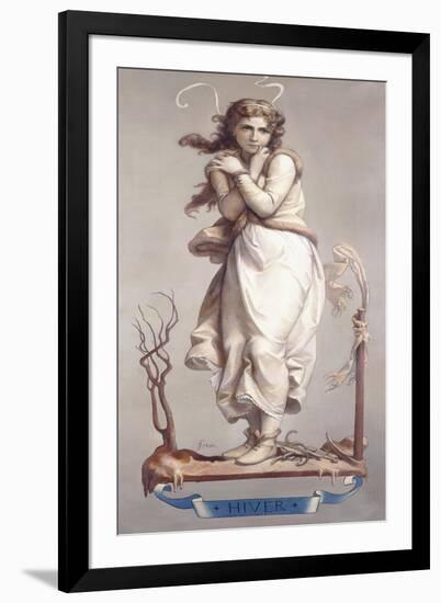 The Four Seasons - Winter, 1873-74-Joseph Felon-Framed Giclee Print