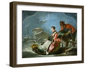 The Four Seasons: Winter-Francois Boucher-Framed Giclee Print