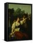 The Four Seasons,-Giuseppe Angeli-Framed Stretched Canvas