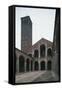 The Four-Sided Portico and Facade of the Basilica of Sant'Ambrogio-null-Framed Stretched Canvas