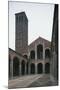 The Four-Sided Portico and Facade of the Basilica of Sant'Ambrogio-null-Mounted Photographic Print