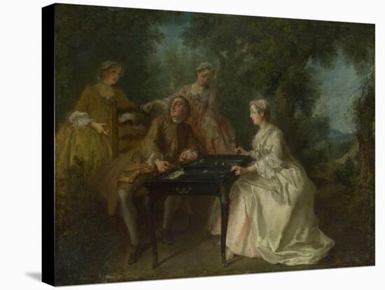 The Four Times of Day: Afternoon, C. 1740-Nicolas Lancret-Stretched Canvas