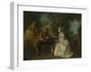 The Four Times of Day: Afternoon, C. 1740-Nicolas Lancret-Framed Premium Giclee Print