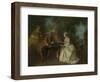 The Four Times of Day: Afternoon, C. 1740-Nicolas Lancret-Framed Giclee Print