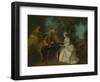 The Four Times of Day: Afternoon, C. 1740-Nicolas Lancret-Framed Giclee Print