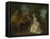 The Four Times of Day: Afternoon, C. 1740-Nicolas Lancret-Framed Stretched Canvas