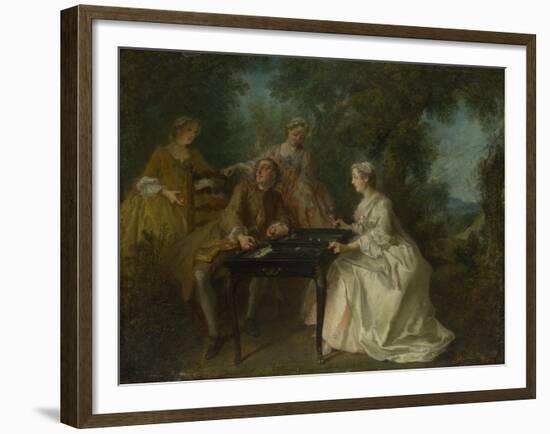 The Four Times of Day: Afternoon, C. 1740-Nicolas Lancret-Framed Giclee Print