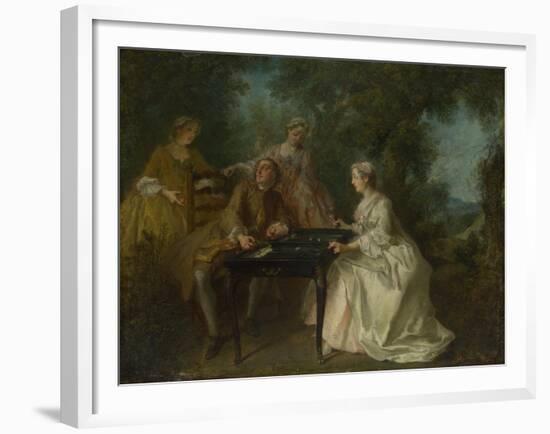 The Four Times of Day: Afternoon, C. 1740-Nicolas Lancret-Framed Giclee Print