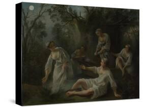 The Four Times of Day: Evening, C. 1740-Nicolas Lancret-Stretched Canvas