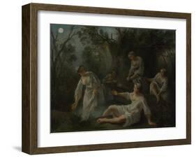 The Four Times of Day: Evening, C. 1740-Nicolas Lancret-Framed Giclee Print