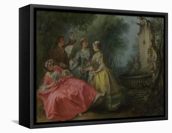The Four Times of Day: Midday, C. 1740-Nicolas Lancret-Framed Stretched Canvas