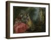 The Four Times of Day: Midday, C. 1740-Nicolas Lancret-Framed Giclee Print