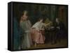 The Four Times of Day: Morning, C. 1740-Nicolas Lancret-Framed Stretched Canvas