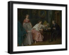 The Four Times of Day: Morning, C. 1740-Nicolas Lancret-Framed Giclee Print