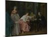 The Four Times of Day: Morning, C. 1740-Nicolas Lancret-Mounted Giclee Print