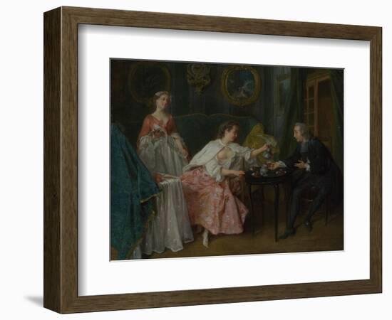 The Four Times of Day: Morning, C. 1740-Nicolas Lancret-Framed Giclee Print