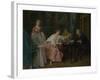 The Four Times of Day: Morning, C. 1740-Nicolas Lancret-Framed Giclee Print