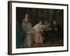 The Four Times of Day: Morning, C. 1740-Nicolas Lancret-Framed Giclee Print