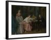 The Four Times of Day: Morning, C. 1740-Nicolas Lancret-Framed Giclee Print