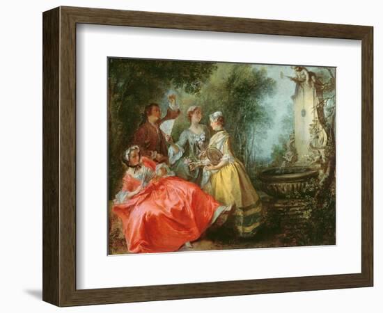 The Four Times of the Day: Midday, C.1739-41-Nicolas Lancret-Framed Giclee Print