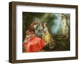 The Four Times of the Day: Midday, C.1739-41-Nicolas Lancret-Framed Giclee Print