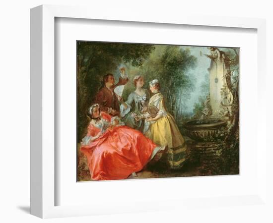 The Four Times of the Day: Midday, C.1739-41-Nicolas Lancret-Framed Giclee Print