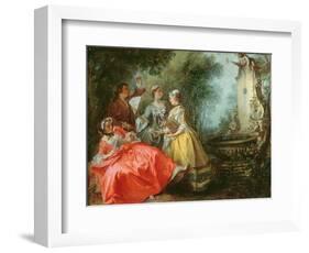 The Four Times of the Day: Midday, C.1739-41-Nicolas Lancret-Framed Giclee Print