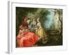 The Four Times of the Day: Midday, C.1739-41-Nicolas Lancret-Framed Giclee Print