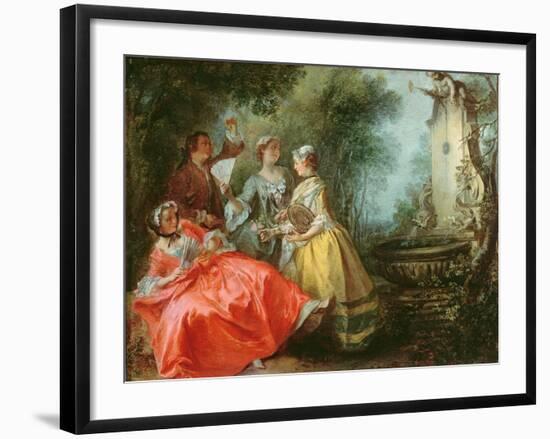 The Four Times of the Day: Midday, C.1739-41-Nicolas Lancret-Framed Giclee Print