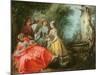 The Four Times of the Day: Midday, C.1739-41-Nicolas Lancret-Mounted Giclee Print