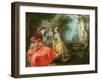 The Four Times of the Day: Midday, C.1739-41-Nicolas Lancret-Framed Giclee Print