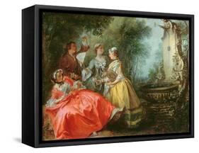 The Four Times of the Day: Midday, C.1739-41-Nicolas Lancret-Framed Stretched Canvas