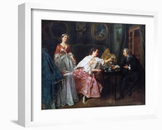 The Four Times of the Day: Morning, 1739-Nicolas Lancret-Framed Giclee Print