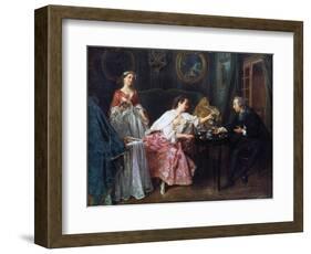 The Four Times of the Day: Morning, 1739-Nicolas Lancret-Framed Giclee Print