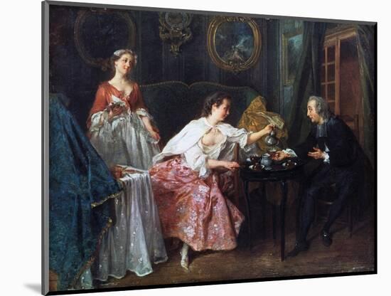 The Four Times of the Day: Morning, 1739-Nicolas Lancret-Mounted Giclee Print