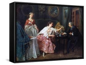 The Four Times of the Day: Morning, 1739-Nicolas Lancret-Framed Stretched Canvas