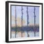The Four Trees, 1891-Claude Monet-Framed Giclee Print