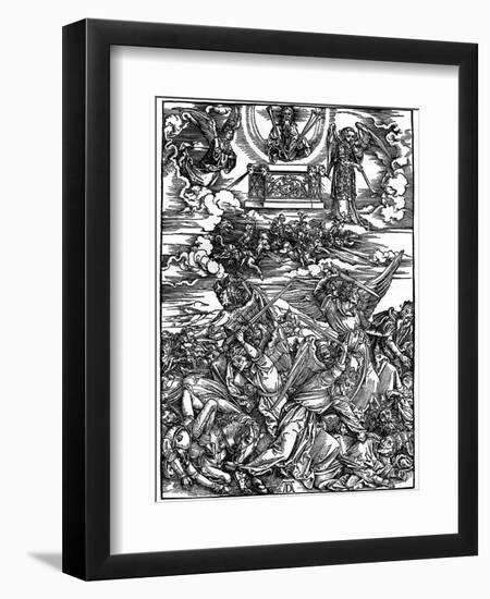 The Four Vengeful Angels, 1498-Albrecht Durer-Framed Giclee Print