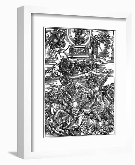 The Four Vengeful Angels, 1498-Albrecht Durer-Framed Giclee Print